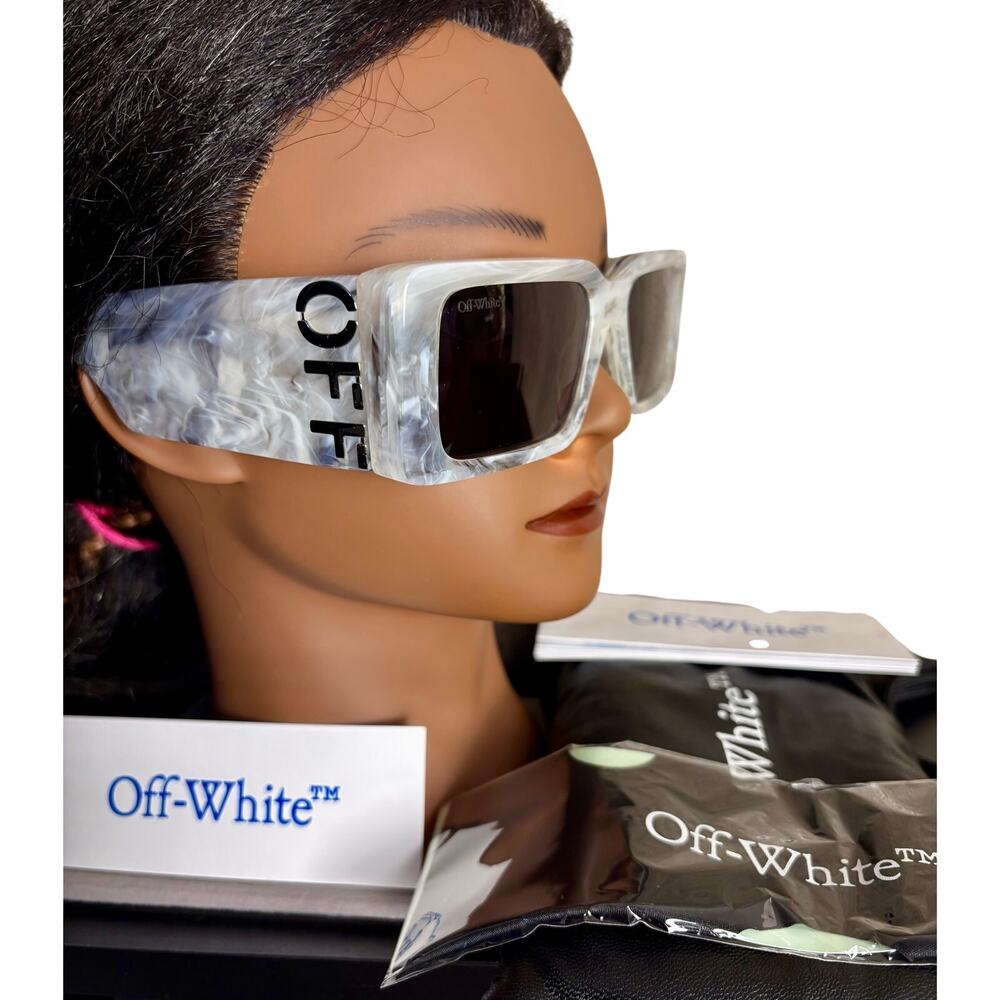 NEW Off-White Unisex Sunglasses - Milano, Marble Gray.